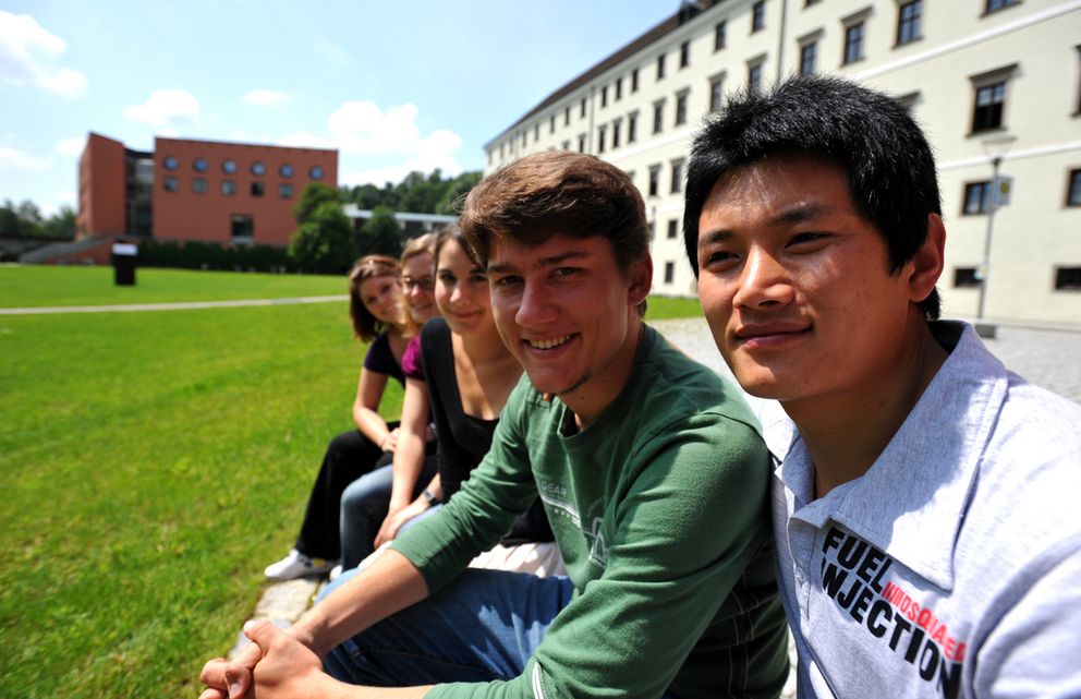 Students at the University of Passau