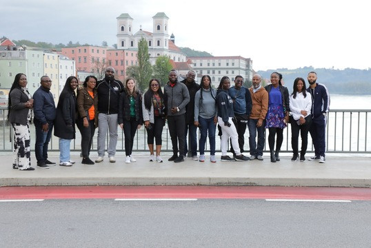 Die Gäste aus Ghana bei einer Stadtführung durch Passau, Foto: privat