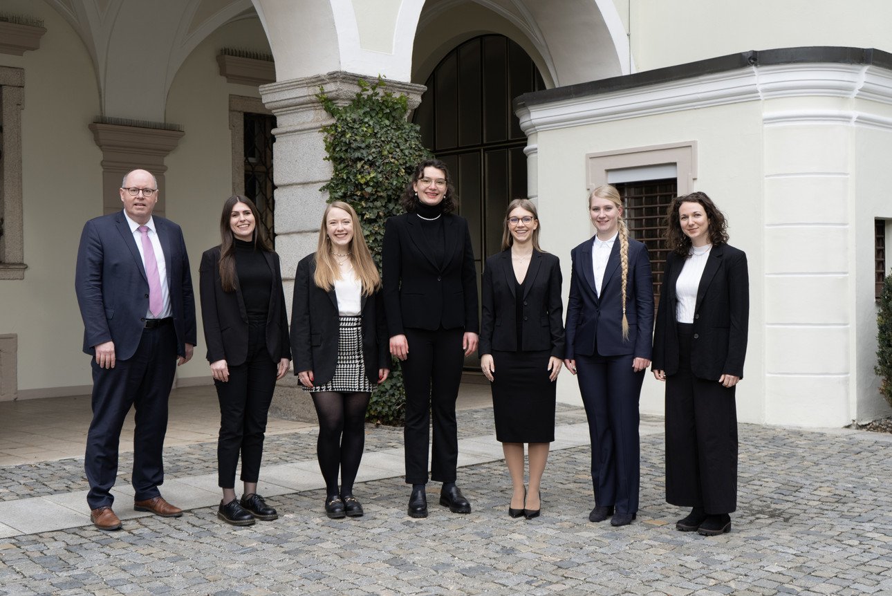 Passauer Studierende beim Moot Court