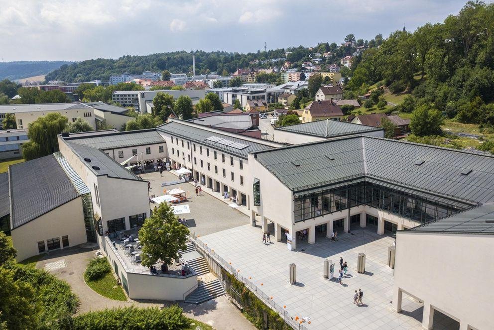 A view of the campus of the University of Passau