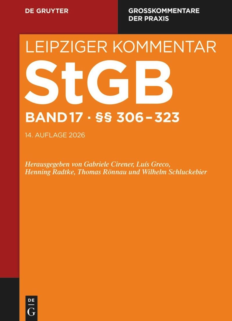 Band 17 der 14. Auflage des Leipziger Kommentars