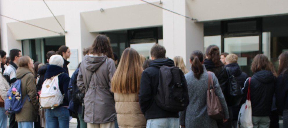 Schnupperstudierende an der Universit&auml;t Passau; Foto: Universit&auml;t Passau