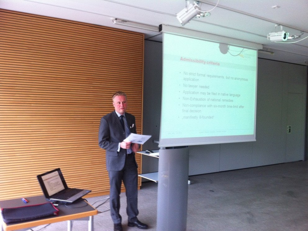 Workshop für eine Gruppe von Staatsanwältinnen und -anwälten aus Bhutan zu den Themen Europäischer Menschenrechtsschutz