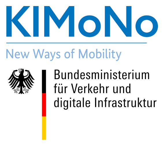 Logo Kimono und Bundesministerium f&uuml;r Verkehr und digitale Infrastruktur
