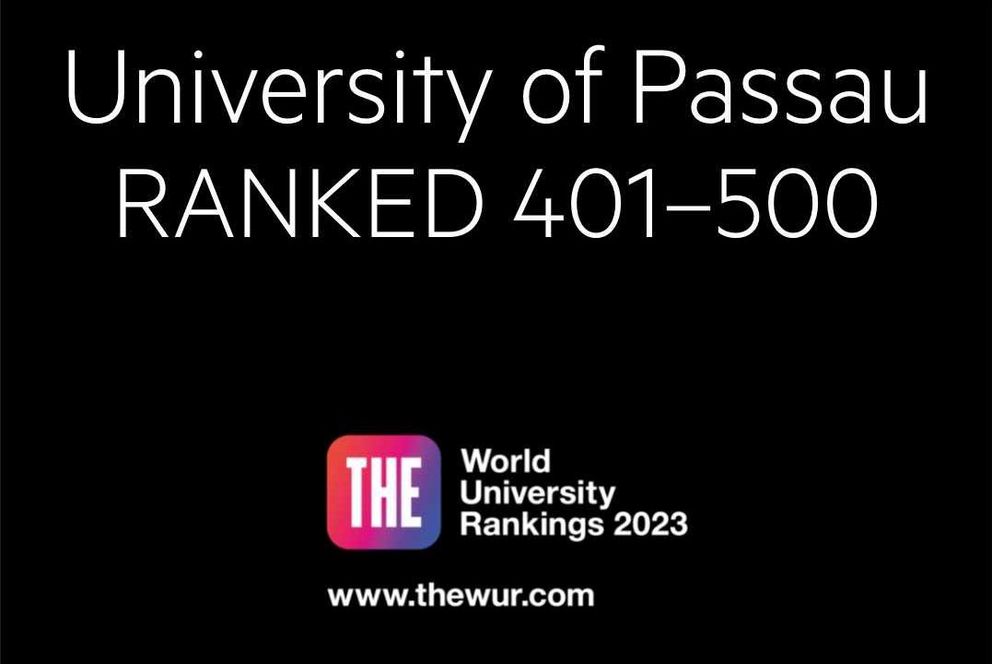 University of Passau RANKED 401-400 (THE graphic)