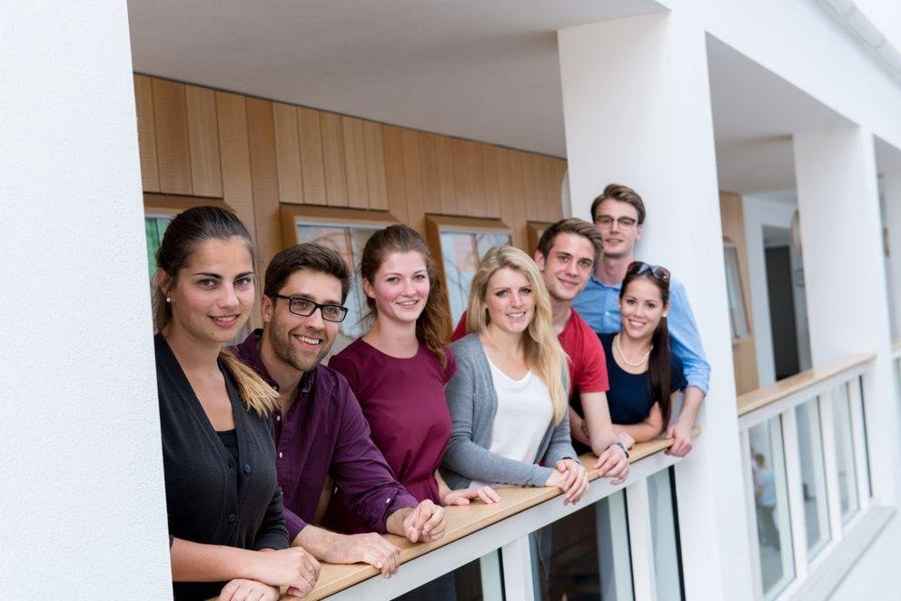 Studierende der Universität der Passau Studierende im Juridicum
