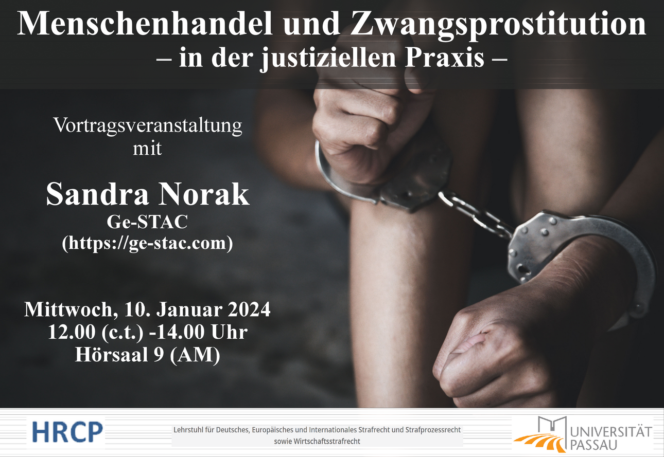 Menschenhandel und Zwangsprostitution in der justiziablen Praxis