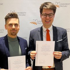Promotionspreis für Dr. Tim Kerstges und Dr. Maximilian Gerhold