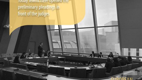 Today teams have opened the preliminary pleadings in front of the judges 